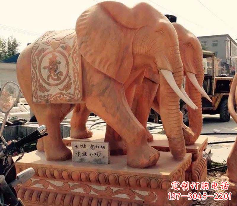 鹤壁大象雕塑 传承古典文化的艺术精品