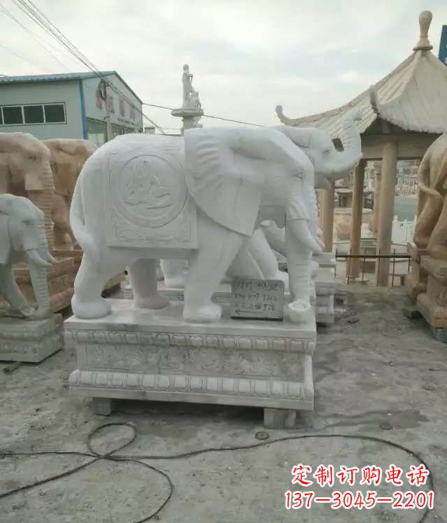 鹤壁大理石大象——雕塑之美