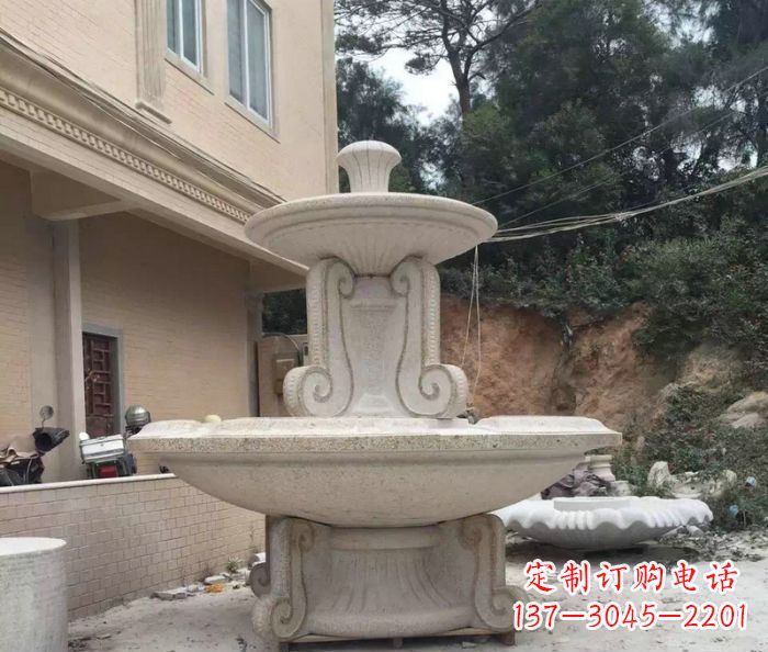 鹤壁大理石大型喷泉雕塑精致美观又富有艺术气息