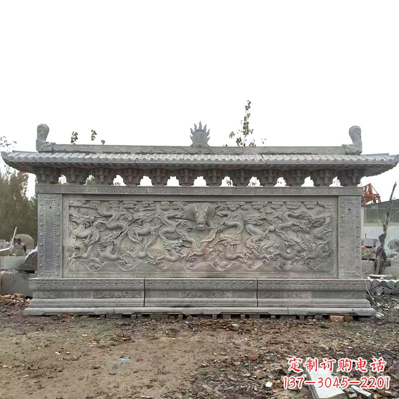 鹤壁大理石影壁雕塑美丽的艺术精品