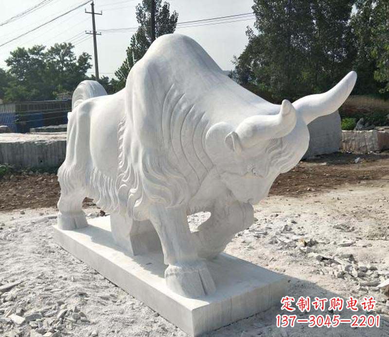 鹤壁大理石动物雕塑美丽的艺术品