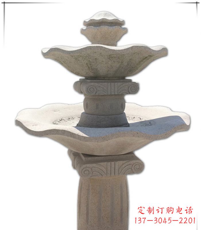 鹤壁大理石多层喷泉石雕精美绝伦的艺术形式