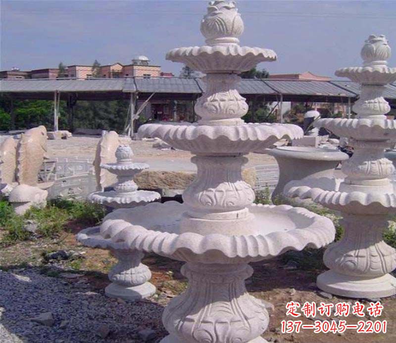 鹤壁石雕喷泉展现精美的艺术灵感