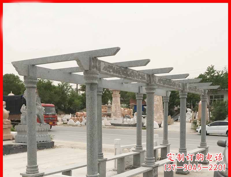鹤壁大理石公园石雕长廊高端定制雕塑