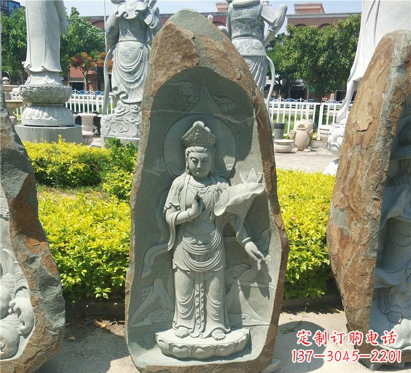 鹤壁大理石观音像,以灵性铭刻记忆