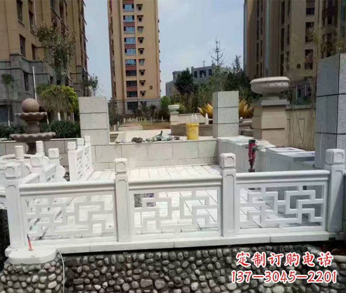 鹤壁精美大理石国旗台石雕雕塑