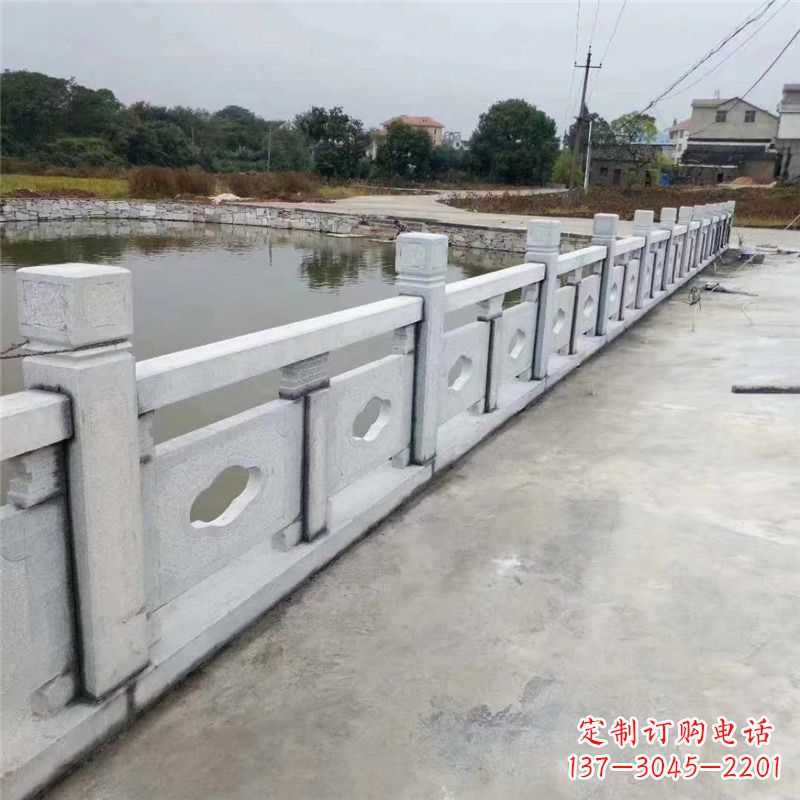 鹤壁大理石河道石栏杆雕塑