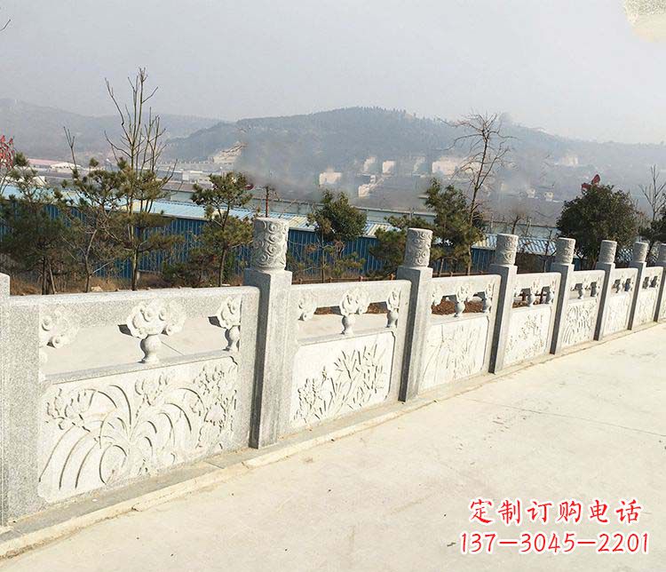 鹤壁大理石护城河栏板石雕