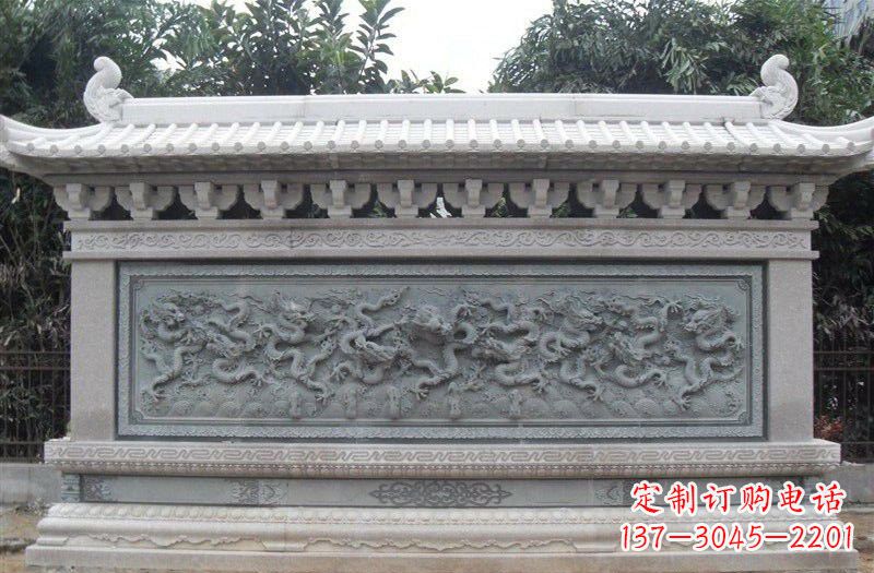 鹤壁大理石九龙壁雕塑