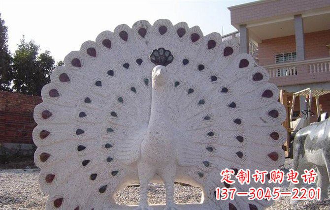 鹤壁精美绝伦的孔雀石雕塑