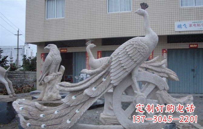 鹤壁大理石孔雀石雕塑