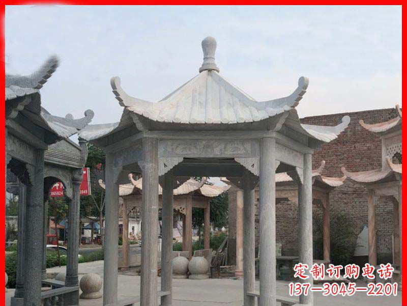 鹤壁大理石凉亭石雕