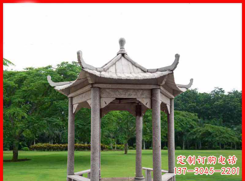 鹤壁精致大理石凉亭雕塑