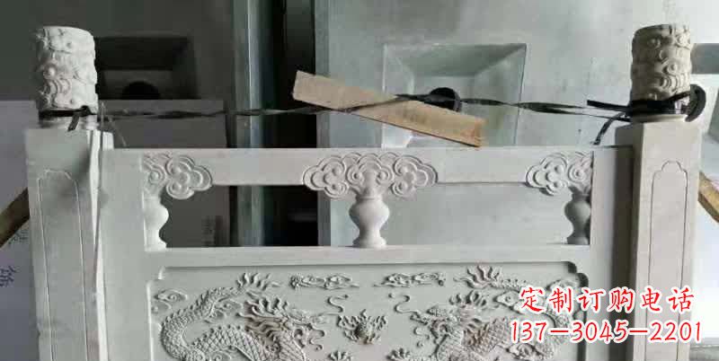 鹤壁大理石龙浮雕栏板雕塑