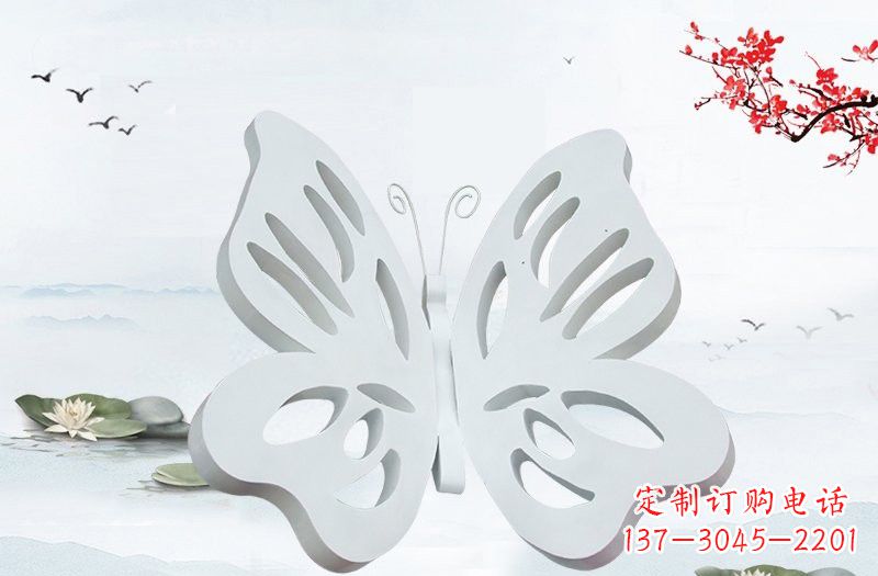 鹤壁高级大理石镂空蝴蝶雕塑