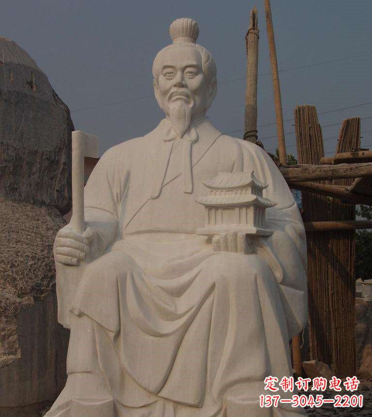 鹤壁传承古典艺术,精美手工鲁班雕塑