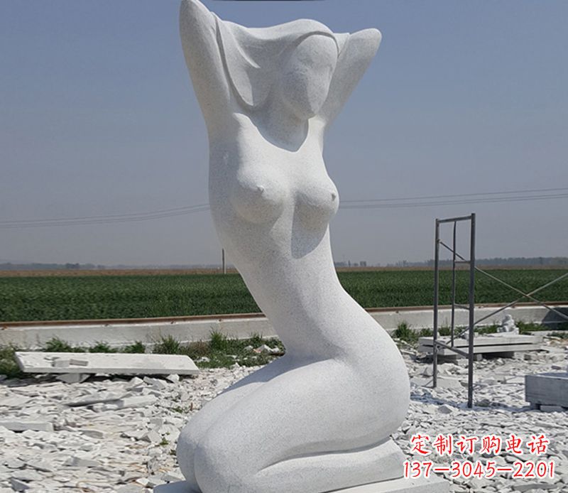 鹤壁优雅大理石美女雕塑