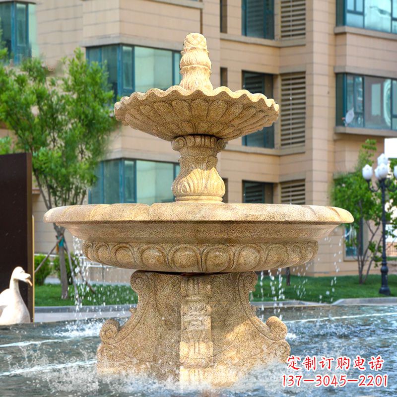 鹤壁精美大理石喷泉雕塑