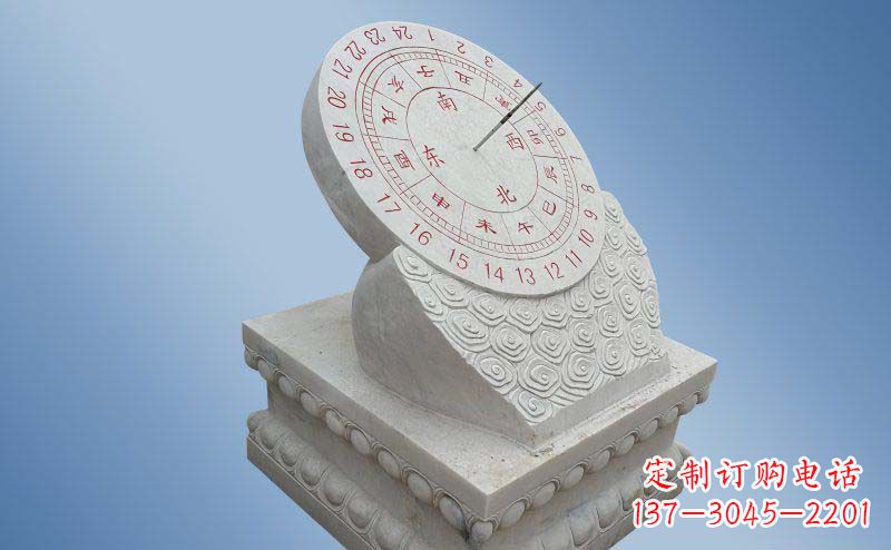 鹤壁精致古典大理石日晷雕塑