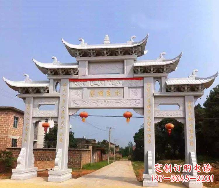 鹤壁大理石牌坊石雕