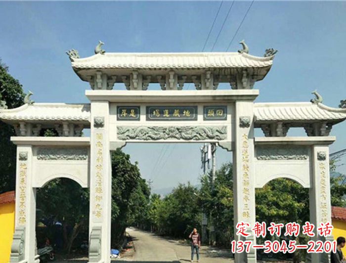 鹤壁大理石牌坊雕塑