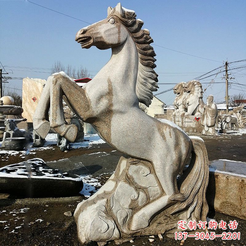 鹤壁大理石生肖马雕塑