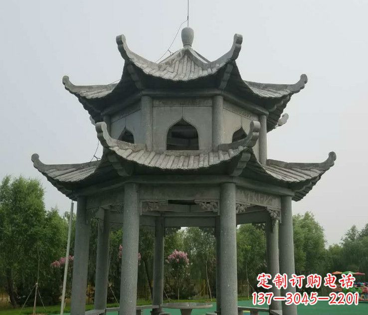 鹤壁精美大理石凉亭石雕