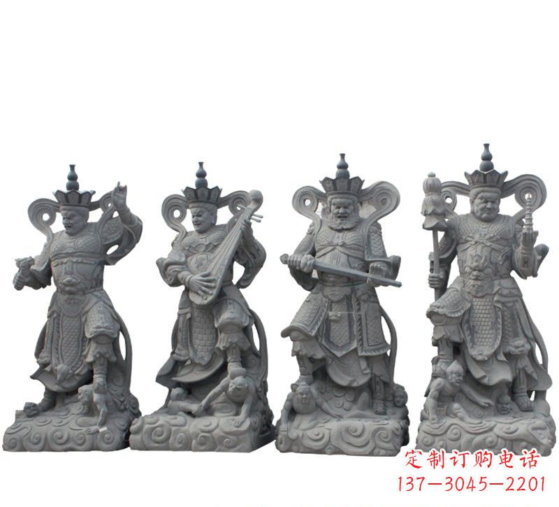 鹤壁四大天王大理石雕塑