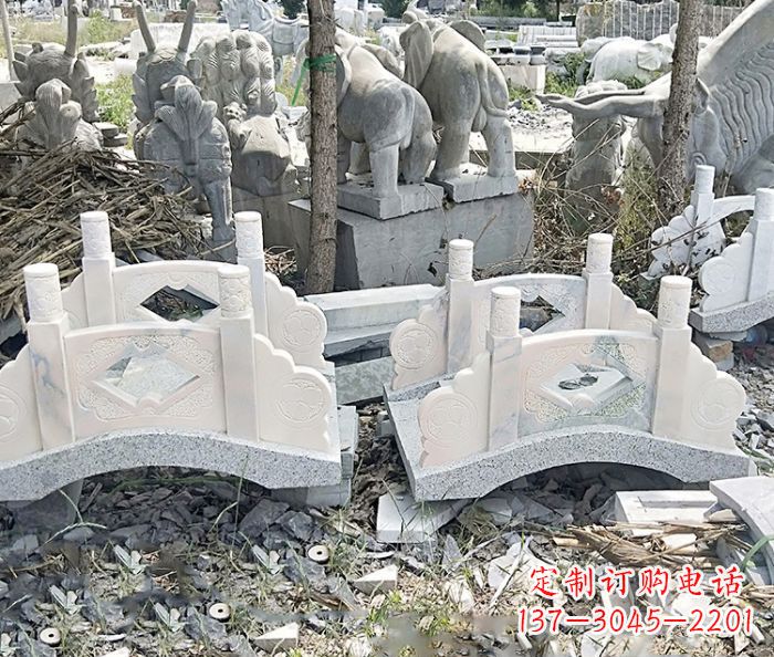 鹤壁精美大理石拱桥雕塑
