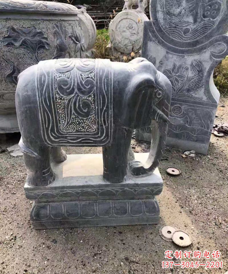 鹤壁大理石大象雕塑