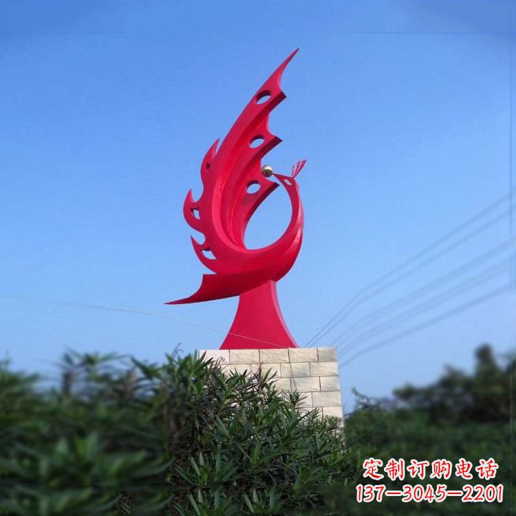 鹤壁凤凰不锈钢雕塑