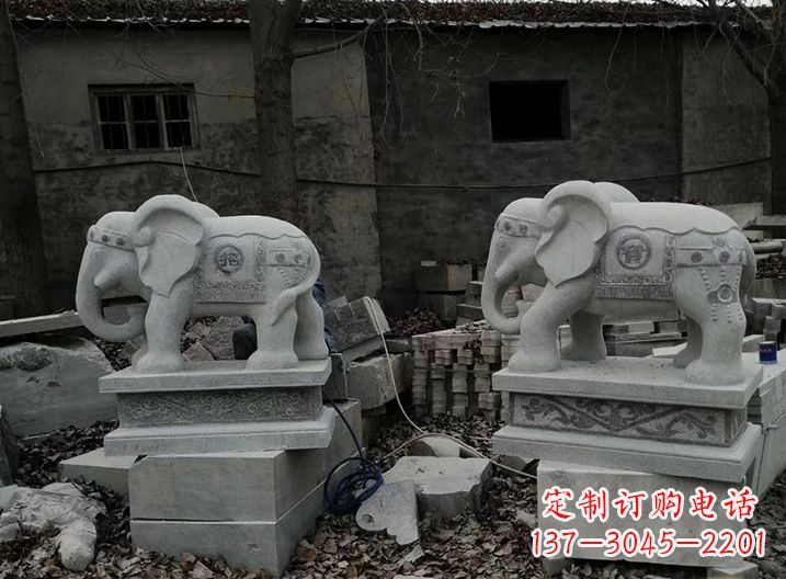 鹤壁精美大象雕塑,传承经典之美