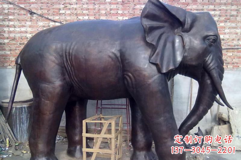 鹤壁大象铸铜雕塑