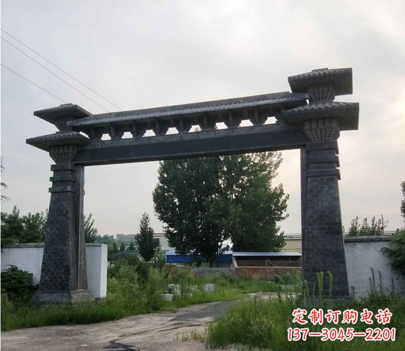 鹤壁精美仿古牌坊石雕