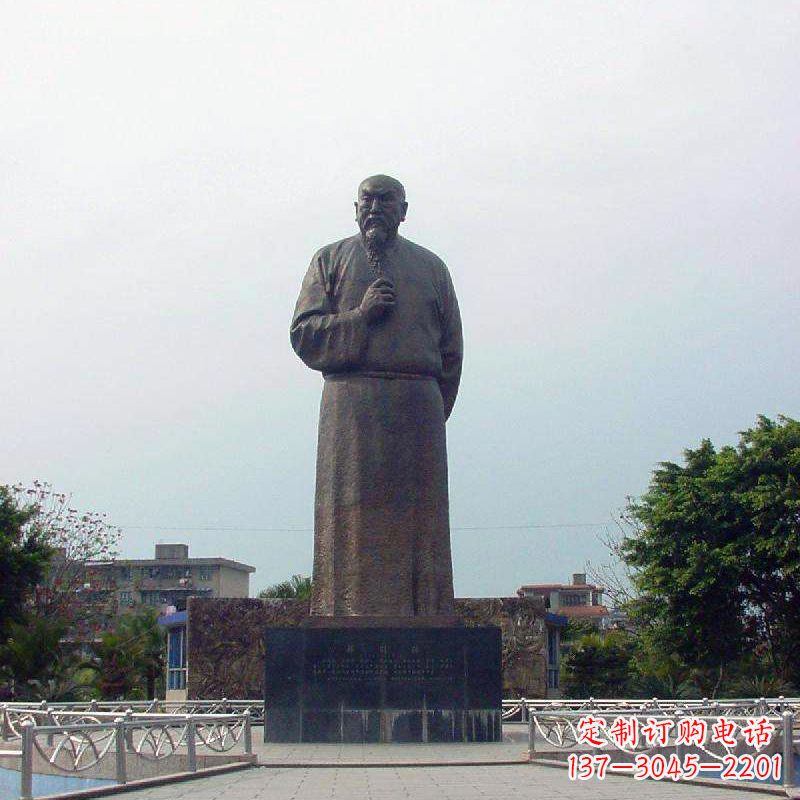 鹤壁精美林则徐雕塑,传承历史文化