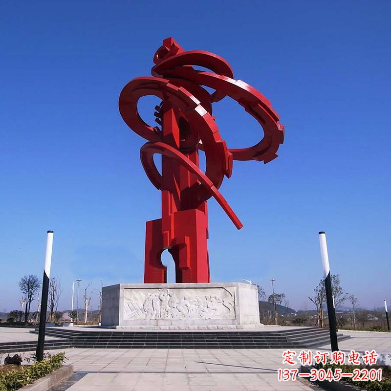 鹤壁精美龙形不锈钢景观雕塑