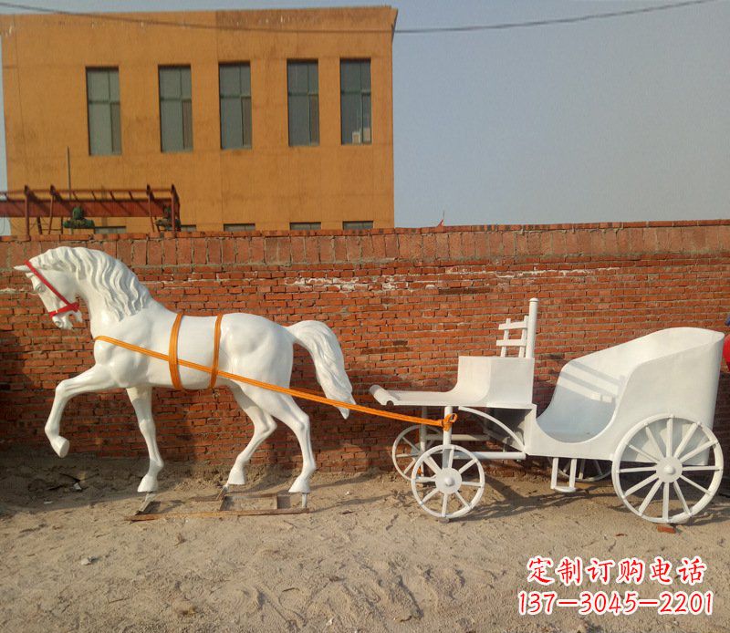 鹤壁大型欧式马车动物铜雕塑