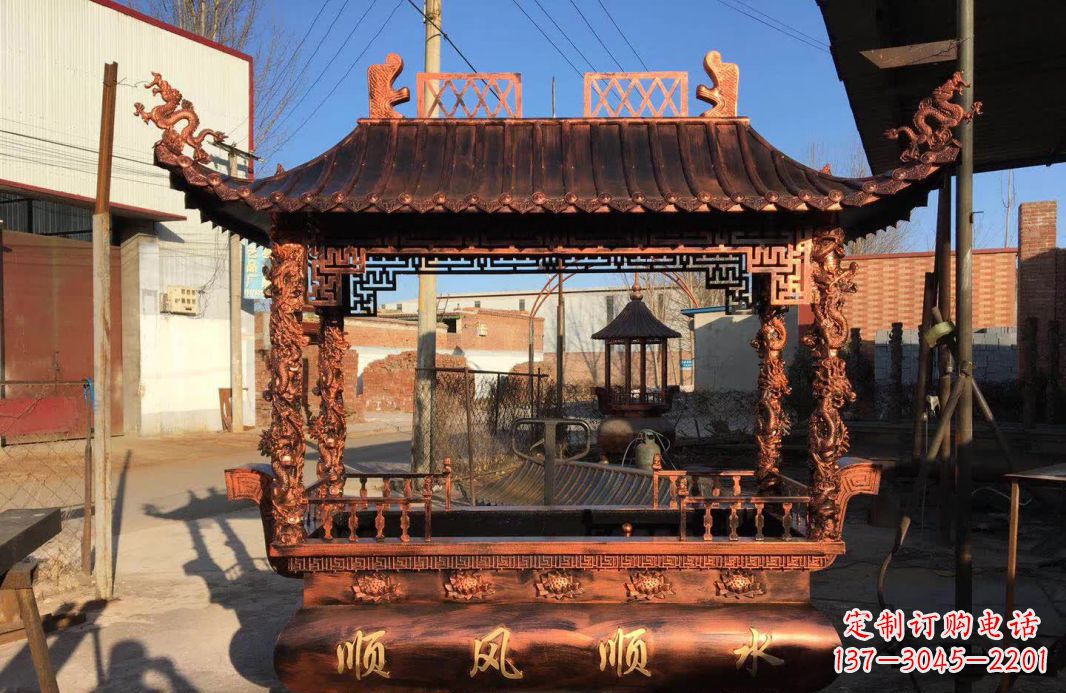 鹤壁大型铜雕香炉精美绝伦,打造完美家居装饰