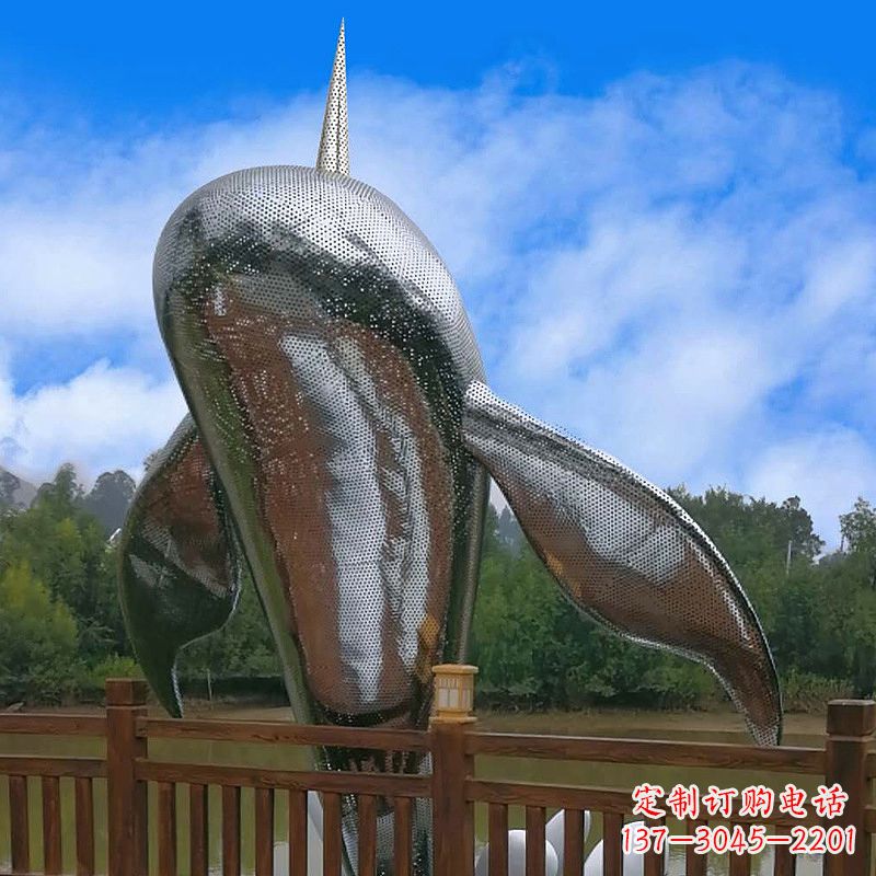 鹤壁大型不锈钢动物雕塑
