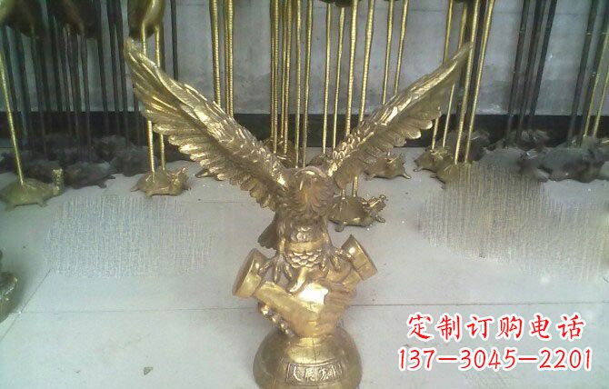 鹤壁大展宏图老鹰铜雕