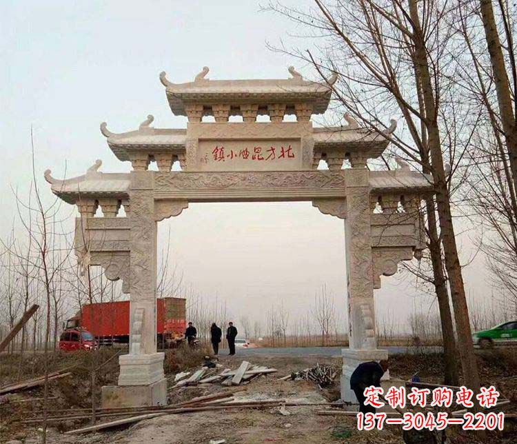 鹤壁大理石牌坊石雕