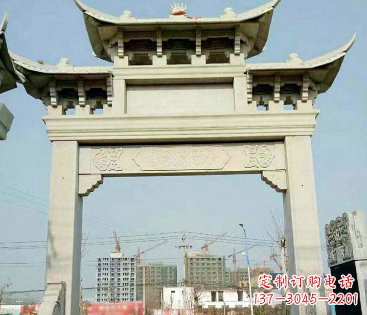 鹤壁精美牌坊石雕