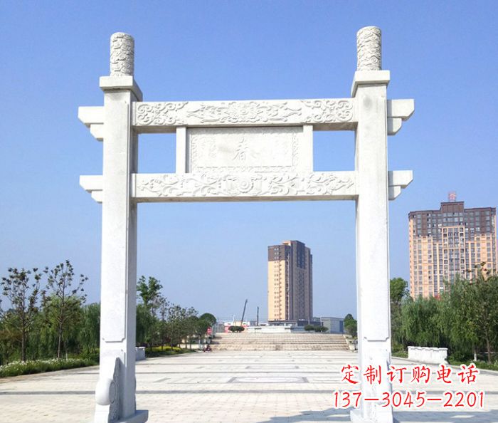 鹤壁石牌楼雕塑——精美的浓缩艺术