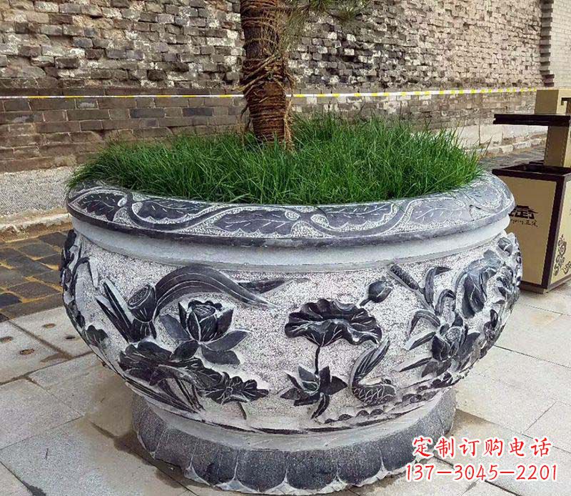 鹤壁精美花盆雕塑,点亮你的道路景观