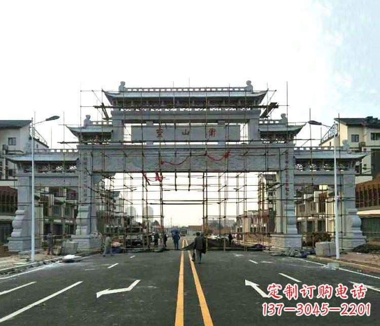 鹤壁牌坊石雕——精致细腻,展示正气