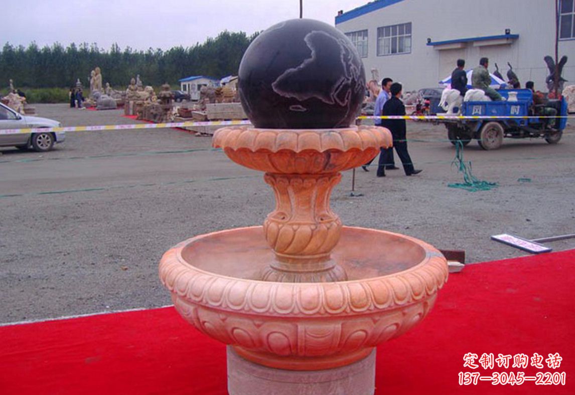 鹤壁德化精美风水球雕塑