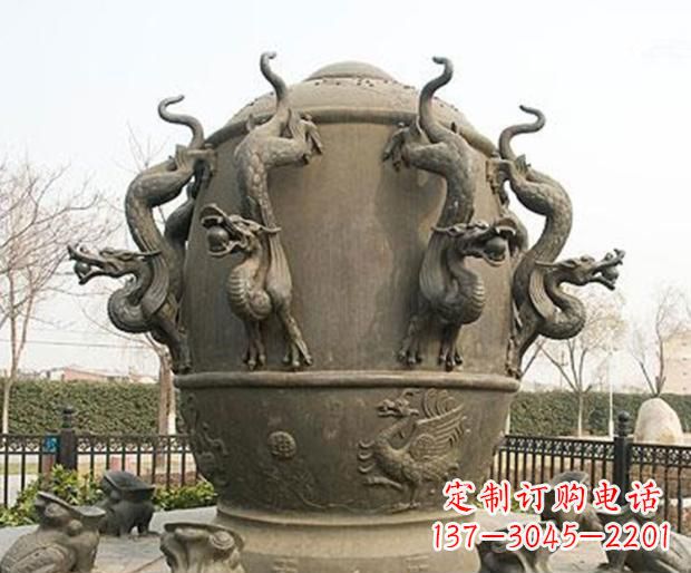 鹤壁精美地动仪铜雕