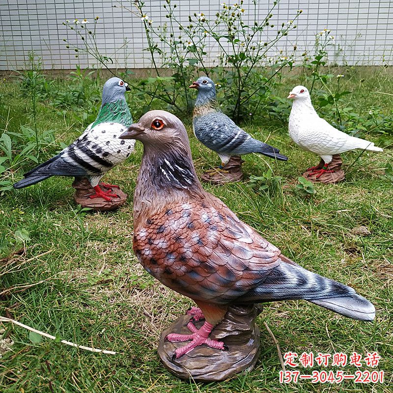 鹤壁雕塑和平鸽图片