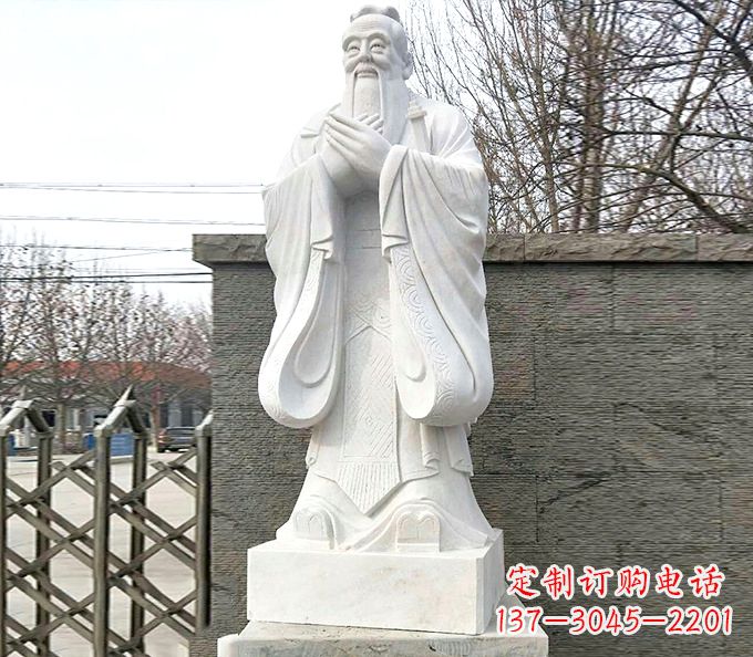 鹤壁传统文化艺术——精美孔子雕塑