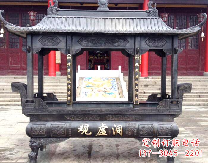 鹤壁精美香炉雕塑定制
